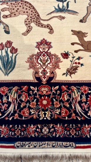 The Four Musketeers Rug by Bagher Mohammad Seirafian